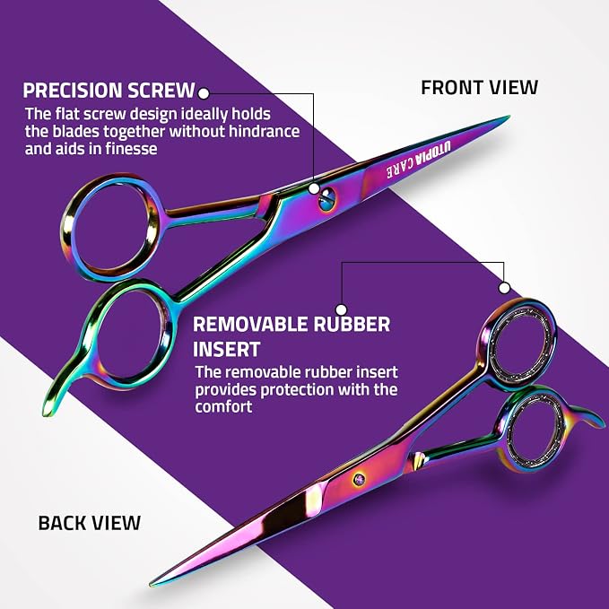 Utopia Care Hair Cutting and Hairdressing Scissors 6.5 Inch, Premium Stainless - Image 4