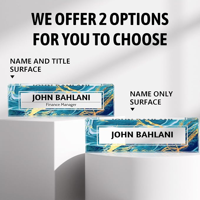 Custom Name Plate for Desk, Desk Name Plate Personalized Office Desk Decor for - Image 4