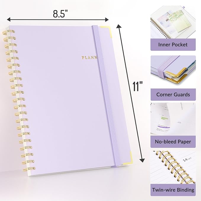 2026 Planner, Forvencer Calendar Planner Weekly and Monthly, Jan 2026-Dec 2026 - Image 5