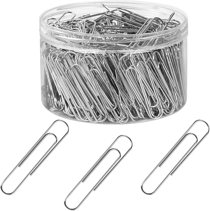 280 Pcs Large Paper Clips, 2 Inch Jumbo Paper Clips, Stainless Steel Large by Joyberg