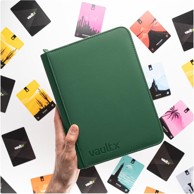 Vault X 4 Pocket Zip Binder, 160 Cards, Exo-Tec Material, 20 Side-Loading Pages - Image 7