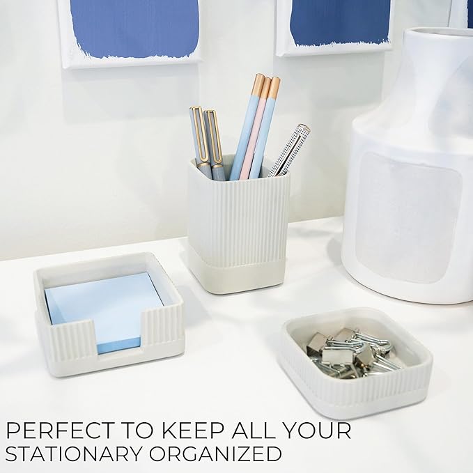 Aesthetic Desk Organizer Set of 3 - Image 3