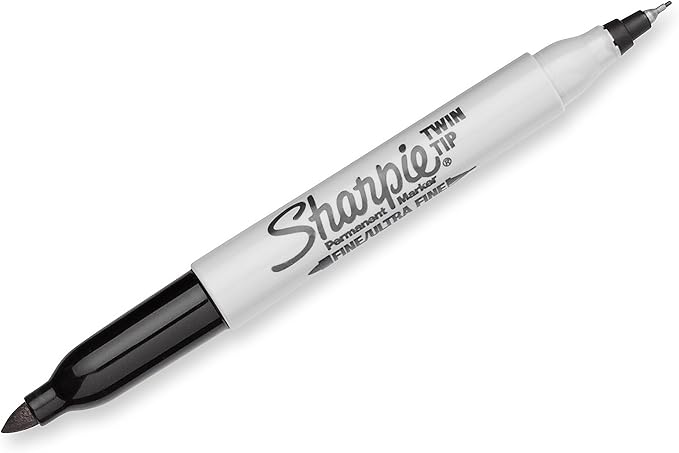 SHARPIE 32174PP Twin Tip Permanent Markers, Fine and Ultra Fine - Image 9