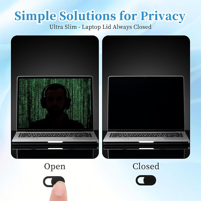 50 Pcs Webcam Cover Slide, 0.023 Inch Ultra-Thin Universal Laptop Camera Cover - Image 5