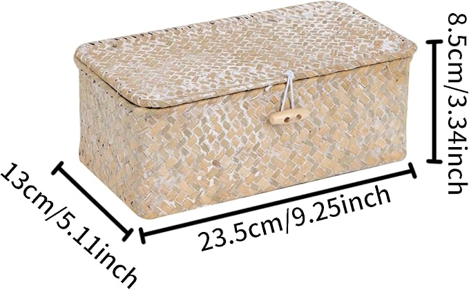 FEIALNDUO Wicker Shelf Baskets - Image 5