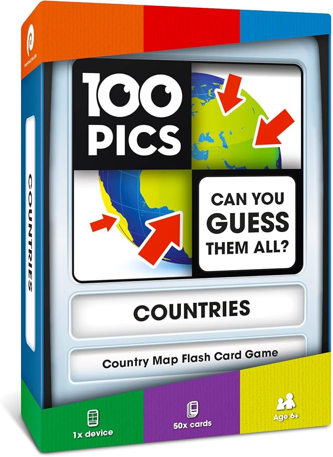 100 PICS Countries of The World Travel Game by PoptacularGames
