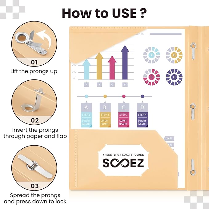 Sooez 6 Pack Plastic Folders - Image 6