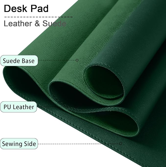 Non-Slip Desk Pad, PU Leather Desk Mat - Image 3