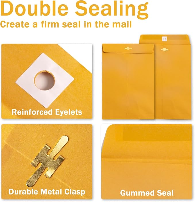 6x9 Clasp Envelopes - Image 3