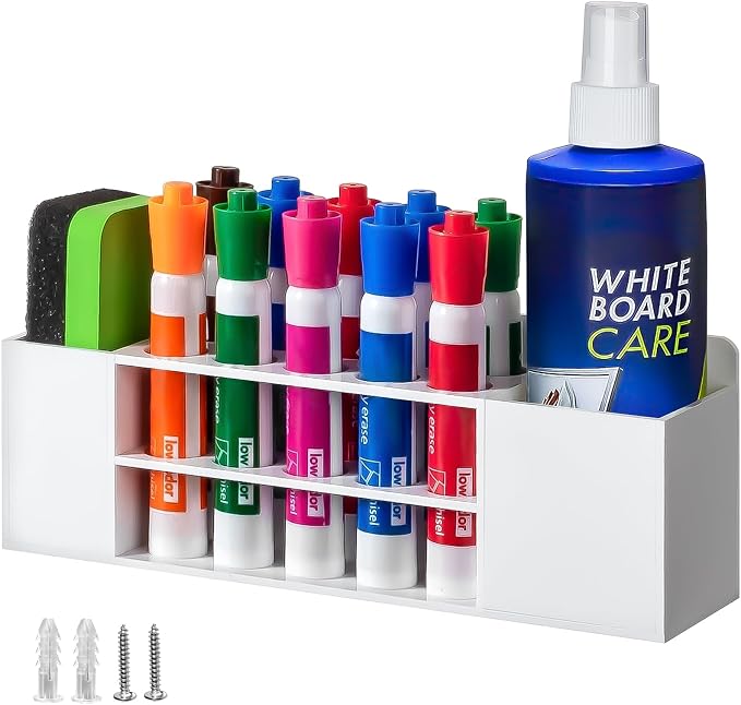 Magnetic Dry Erase Marker Holder by Banafich