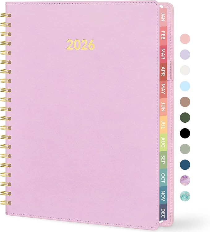 Forvencer 2026 Planner Weekly and Monthly, Jan 2026 -Dec 2026, Vegan Leather - Image 9
