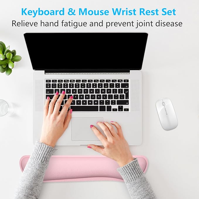 Dapesuom Enlarge Keyboard Wrist Rest, Cute Memory Foam Keyboard Wrist Cushion - Image 7