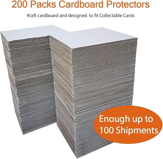 200 Packs 4x6 Inch Corrugated Cardboard Sheets, Premium White Corrugated - Image 3