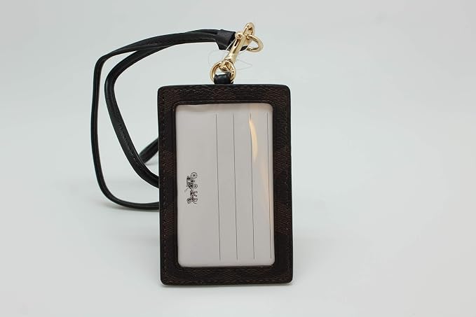 Coach Signature PVC Lanyard ID Badge Card Holder - Image 4