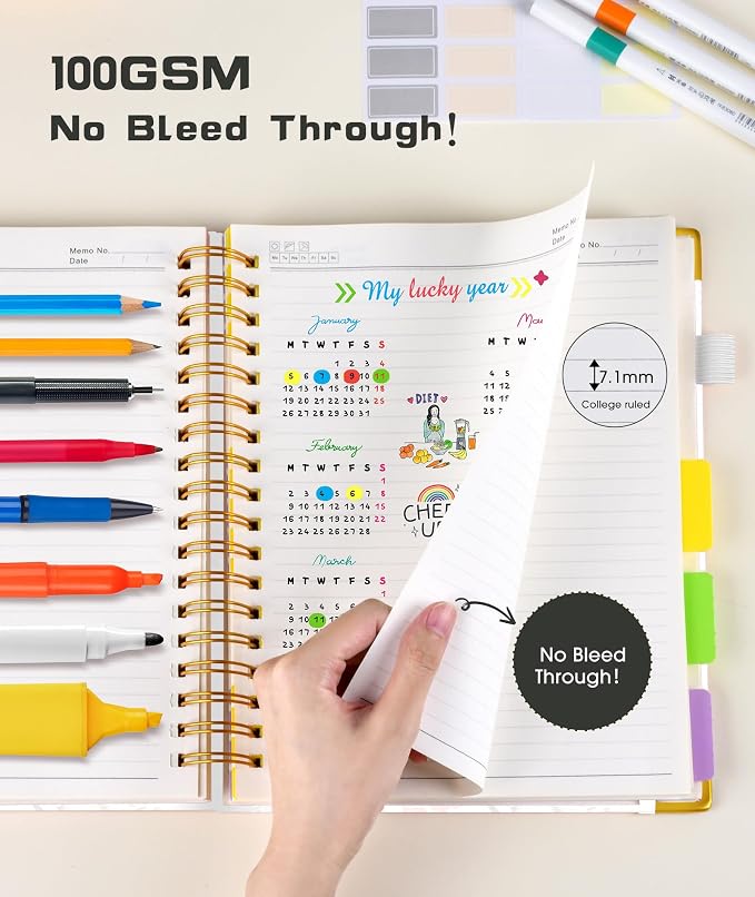 Hardcover Spiral Notebook journal - Image 6