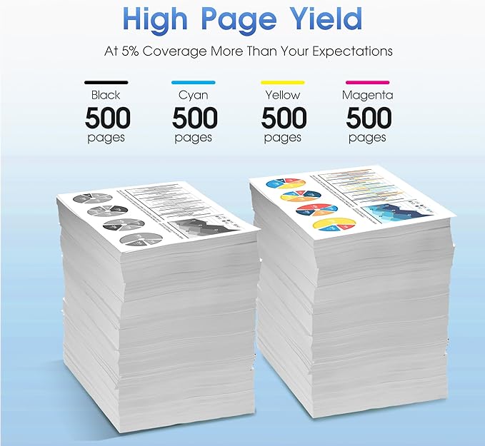 LC401XL Ink Cartridges for Brother LC401XL LC401 Ink High Yield Work for Brother MFC-J1010DW MFC-J1170DW MFC-J1012DW DCP-J1140DW MFC-J1800DW Printer (1 Black 1 Cyan 1 Magenta 1 Yellow, 4 Pack)-DeskLoop Office