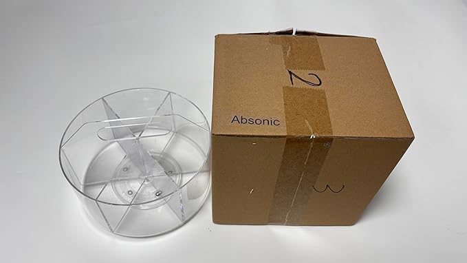 Absonic Acrylic Pen Holder Pencil Organizer, 360-Degree Rotating Pencil Holder, Crayon Organizers for Kids Marker Organizer Caddy Art Supply Kids Desk Organizers for Office Home School-DeskLoop Office