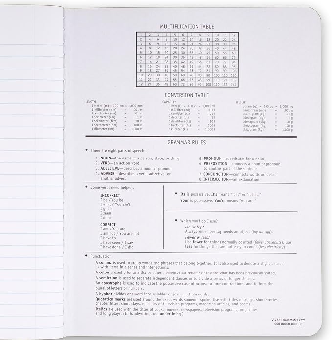 Mead Composition Notebook, College Ruled 7.5" x 9.75" Paper, 100 Sheets - Image 3