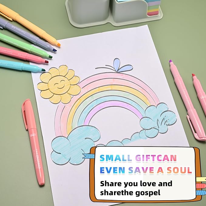 Pastel Bible Highlighter Markers 16 Pack, No Bleed, Cute Aesthetic Highlighters - Image 6