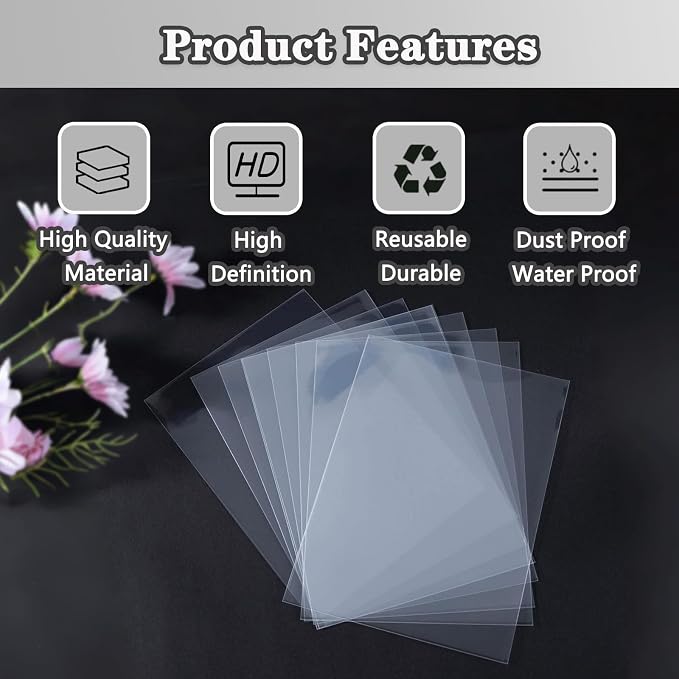 Recipe Card Protectors, Recipe Card Covers Index Card Sleeves Protect Recipes - Image 4