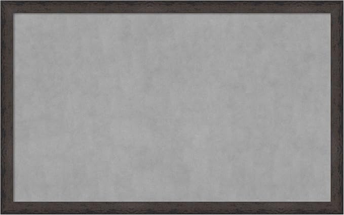 Amanti Art Black Framed Magnetic Board 27x43 Large Vision Board by AmantiArt