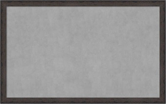 Amanti Art Black Framed Magnetic Board 27x43 Large Vision Board by AmantiArt