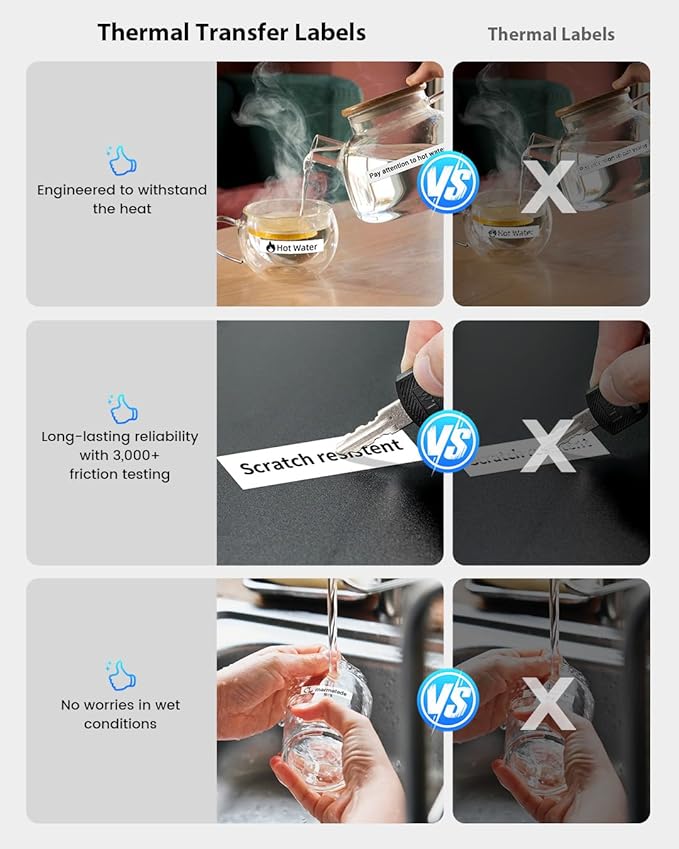 Phomemo A30 Label Maker, Mini Bluetooth Portable Rechargeable Label Maker Machine in/Out Door Use Without Fade Sticker for Home Office Small Business School, Works with Tablet, Phone & PC-DeskLoop Office