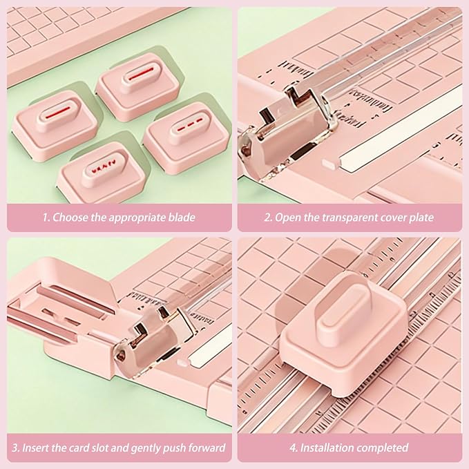 4-in-1 Paper Cutter, Perforated, Creasing Blades, Paper Cutter Slider - Image 4