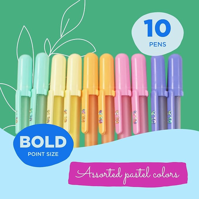 SAKURA Gelly Roll Moonlight 10 Pastel & Opaque Gel Pens - Image 2