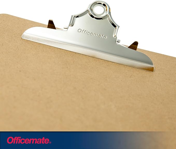 Officemate Recycled Wood Clipboard, Letter Size | 2 Pack | 6 Inch Clip | Brown - Image 8