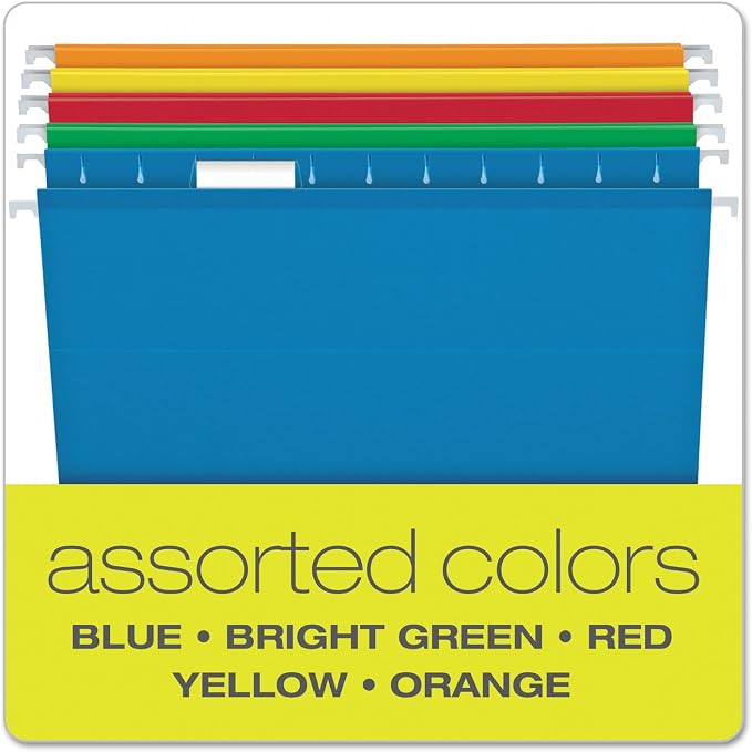 Pendaflex Extra Capacity Hanging File Folders, Letter Size, Reinforced - Image 5