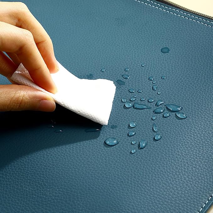 PU Leather A4 File Folder Zipper Document Holder Envelope Folder Case - Image 4