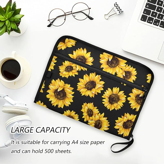 Sunflower Summer 13 Pockets Expanding File Folder - Image 6