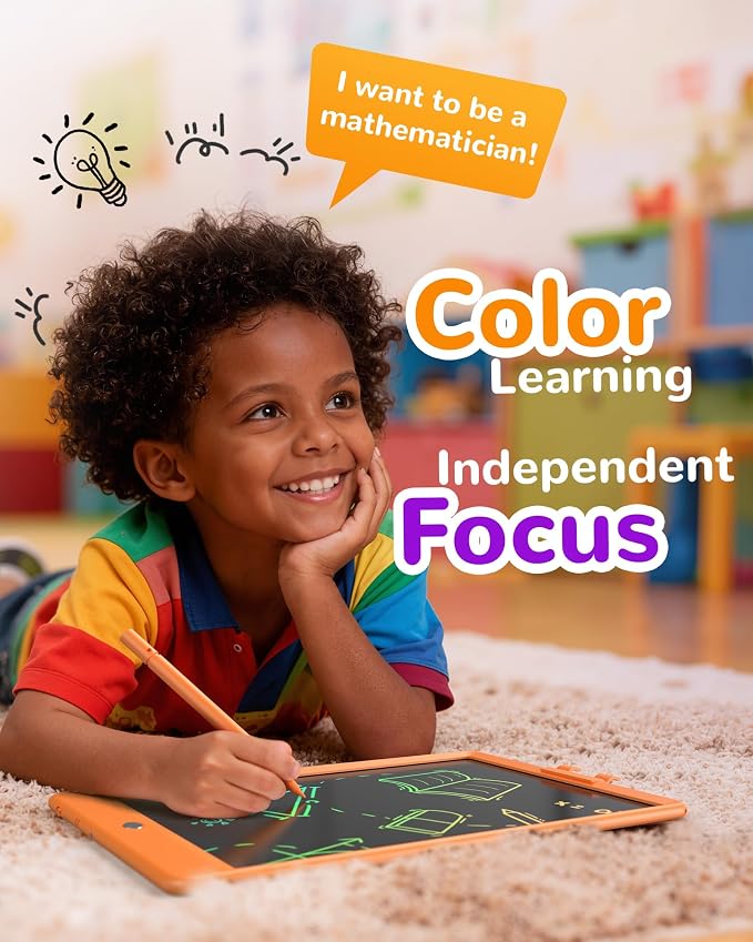 KOKODI LCD Writing Tablet, 10 Inch Colorful Doodle Board Drawing Tablet - Image 4