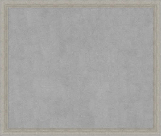 Amanti Art Grey Framed Magnetic Board 22x26 Medium Vision Board by AmantiArt