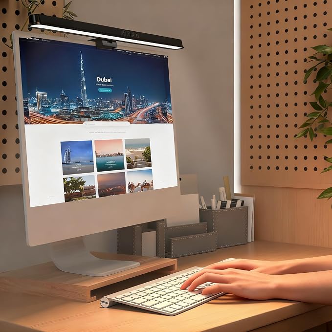 HomeBeyond Monitor Light Bar, USB LED Task Lamp - Image 7