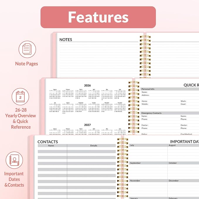 SUNEE 2026 Weekly and Monthly Planner - Image 5