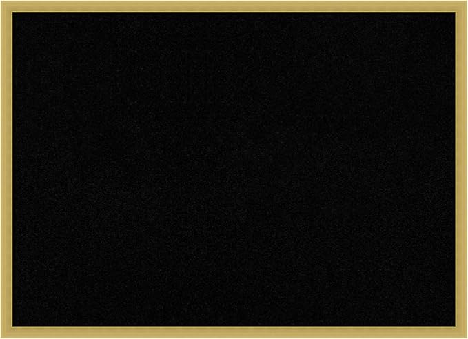 Amanti Art Black Cork Board for Wall, 21x29 Vision Board with Gold Wood Frame, Medium Corkboard Office Decor for Home Organization, Modern Contemporary Corkboard Pinboard to display items for home-DeskLoop Office
