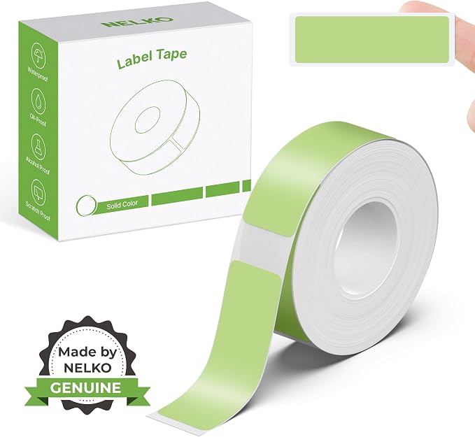 Nelko Genuine P21 Label Maker Tape, Adapted Label Print Paper, Standard by NELKO