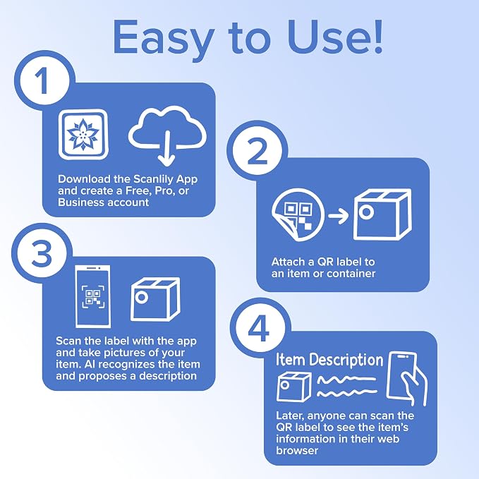 Smart QR Label System Using AI for Storage Bins, Moving and Organization - Image 2