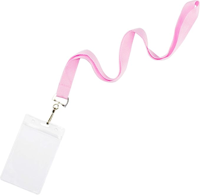 12 Pack Cruise Lanyard with Waterproof ID Card Holder, Colorful Durable Lanyard - Image 2