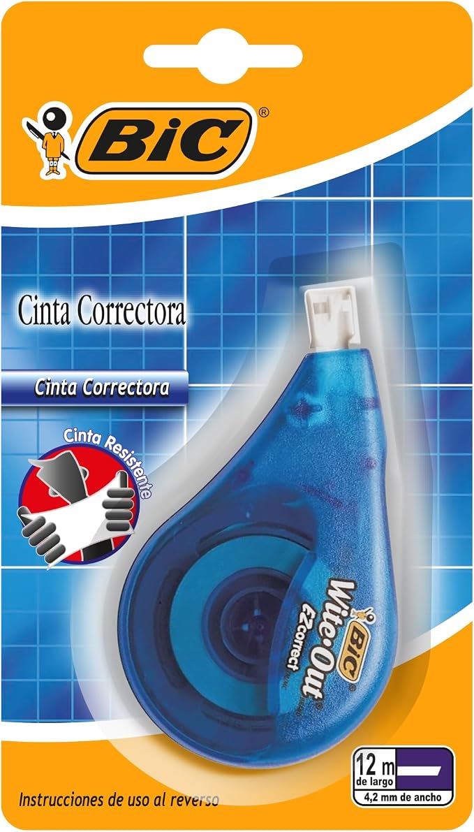 BIC Wite-Out Brand EZ Correct Correction Tape, 39.3 Feet, 1-Count Pack of white by BIC