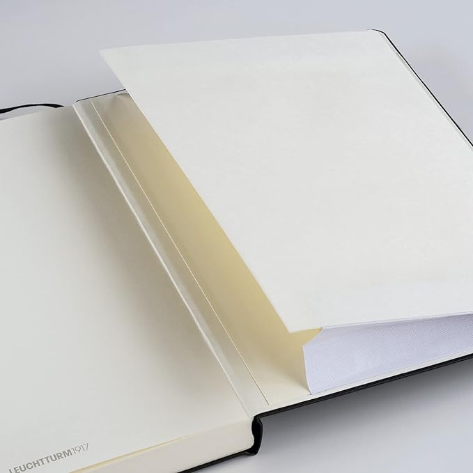 LEUCHTTURM1917 - Notebook Hardcover Composition B5-219 Numbered Pages for Writing and Journaling (Stone Blue, Ruled)