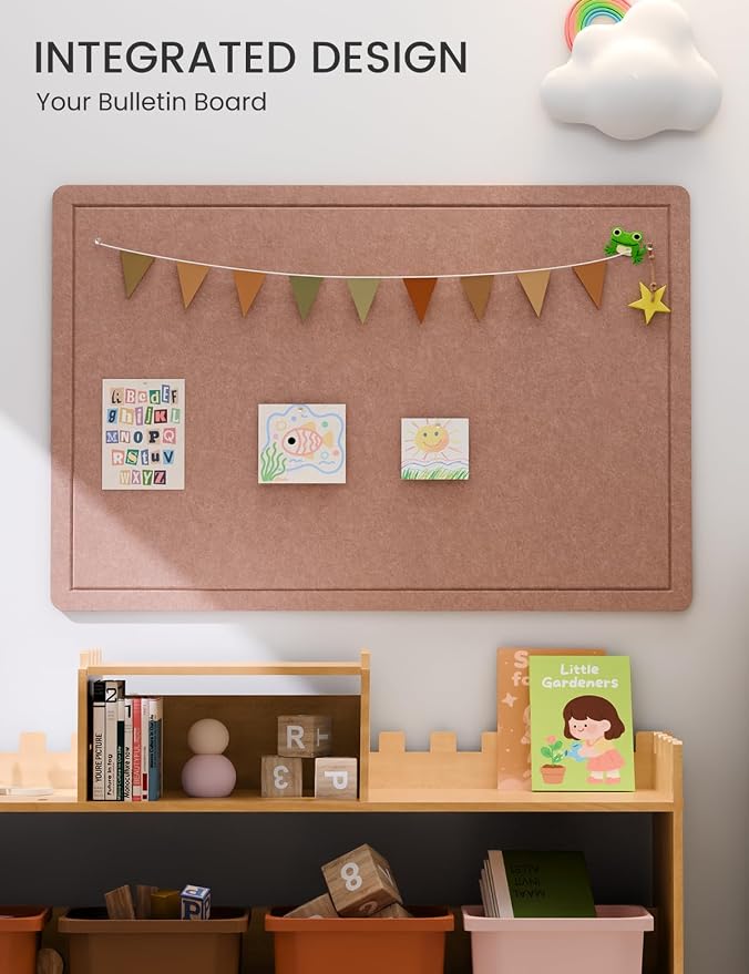 Fluxynara Bulletin Board, 35.4" x 23.6" Cork Board Alternative - Image 6