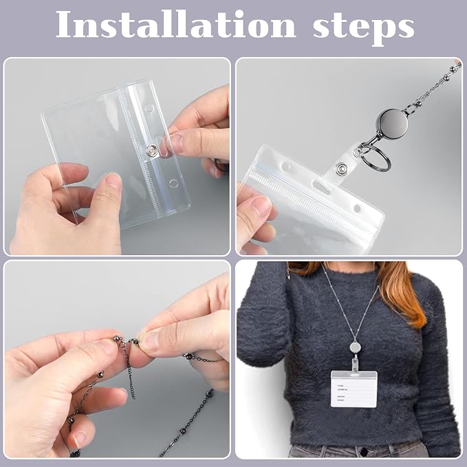 Lanyards for Id Badges 3 Pack Badge Lanyard - Image 4