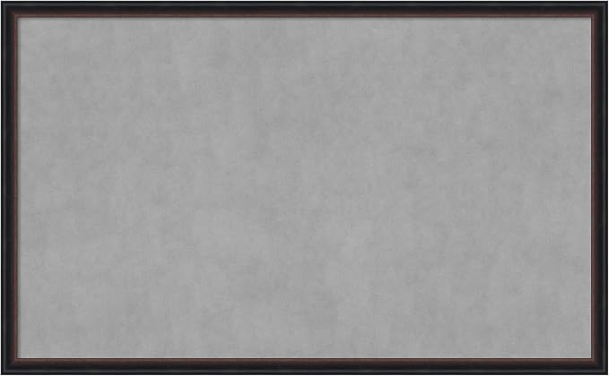 Amanti Art Black Framed Magnetic Board 26x42 Large Vision Board by AmantiArt