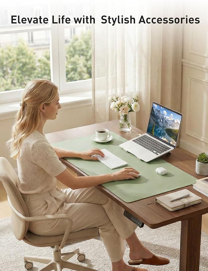 Aothia Faux Leather Desk Mat - Image 8