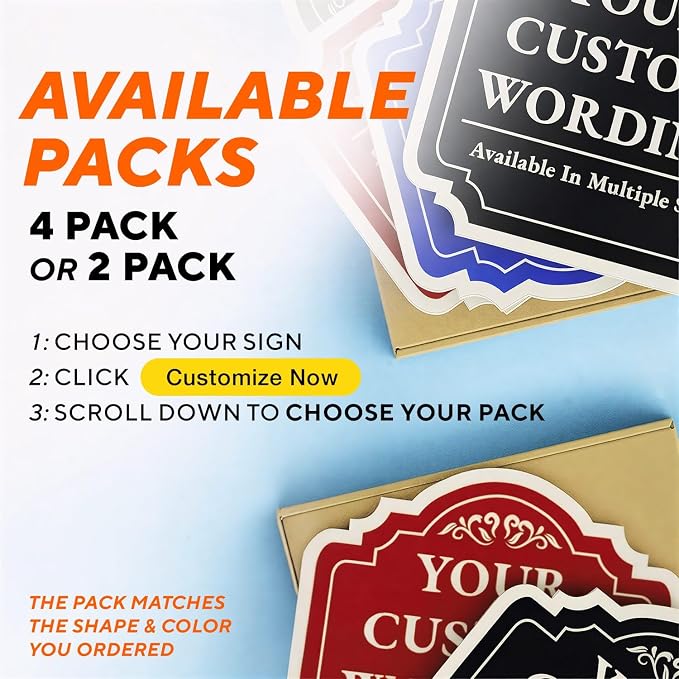 Personalized Custom Decorative Outdoor Metal Signs, 18x12 Inches, Waterproof - Image 4