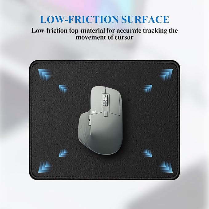 Mouse Pads, Office and Gaming, Stitched Edges, Rubber Anti Slip Base Mouse pad - Image 5
