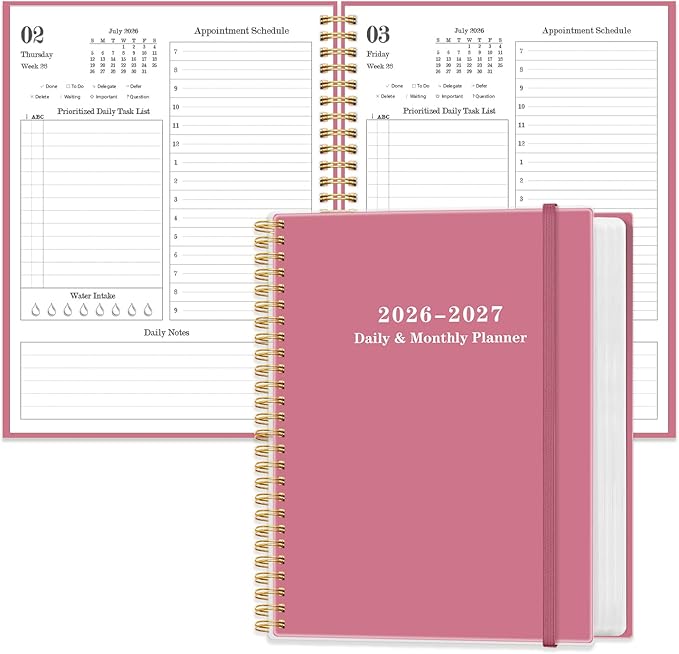Daily Planner 2026-2027 by Qzyoneei